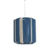Hanglamp Kozana - Donkerblauw - Ø48cm