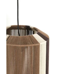 Hanglamp Kozana - Donkerbruin - Ø30cm