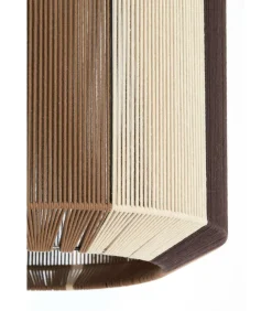 Hanglamp Kozana - Donkerbruin - Ø48cm