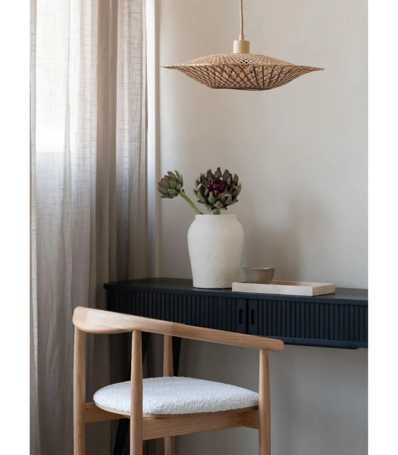 Hanglamp Madura - Naturel - Ø13cm