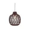 Hanglamp Mendoza - Bordeaux - Ø40cm