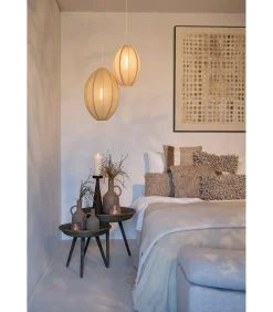 Hanglamp Milatos - Bruin - Ø28,5cm