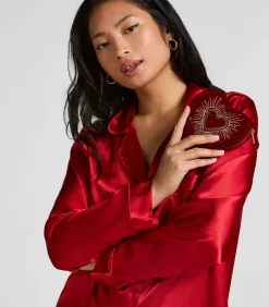 Hartvormig tasje met rits