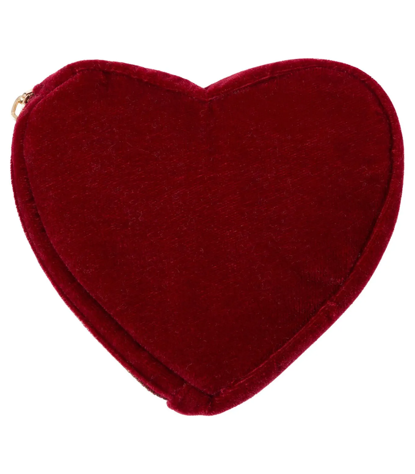 Hartvormig tasje met rits