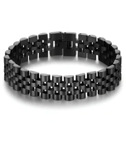 Heren Armband Jubilee - Zwart - Staal