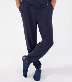 Heren joggerbroek marine