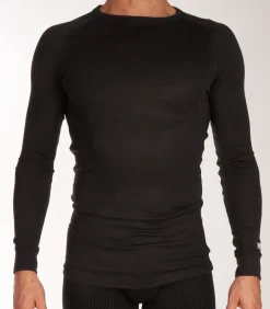Heren thermo shirt Lange mouw - Thermo sport - Warm ondershirt met ronde hals - Viscose