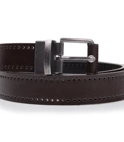 Herenriem 2 in 1 Zwart/Bruin