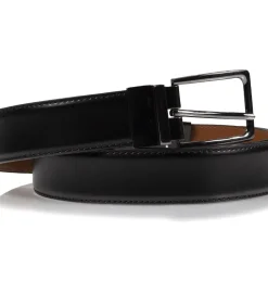 Herenriem 2 in 1 Zwart/Cognac