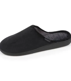 Herensloffen Zwarte print