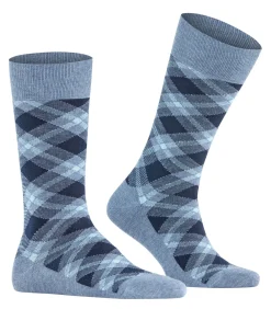 Herensokken Tartan Blauw