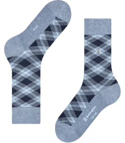 Herensokken Tartan Blauw
