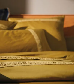 HERITAGE Ambre - Kussensloop Satijn katoen