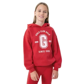 HJZ22 JBLD004 - Trui met kap - Rood