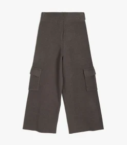 Hoge taille Brede pijpen Broek