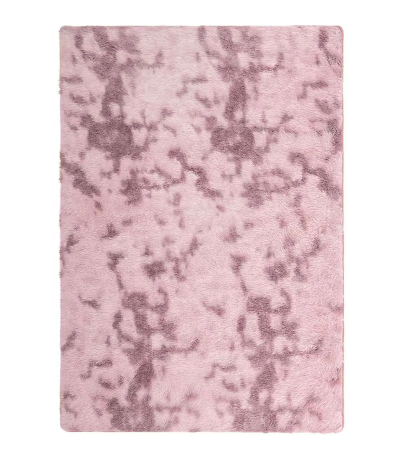 Hoogpolig vloerkleed NAVARRA 120x170 cm polyester stoffig roze