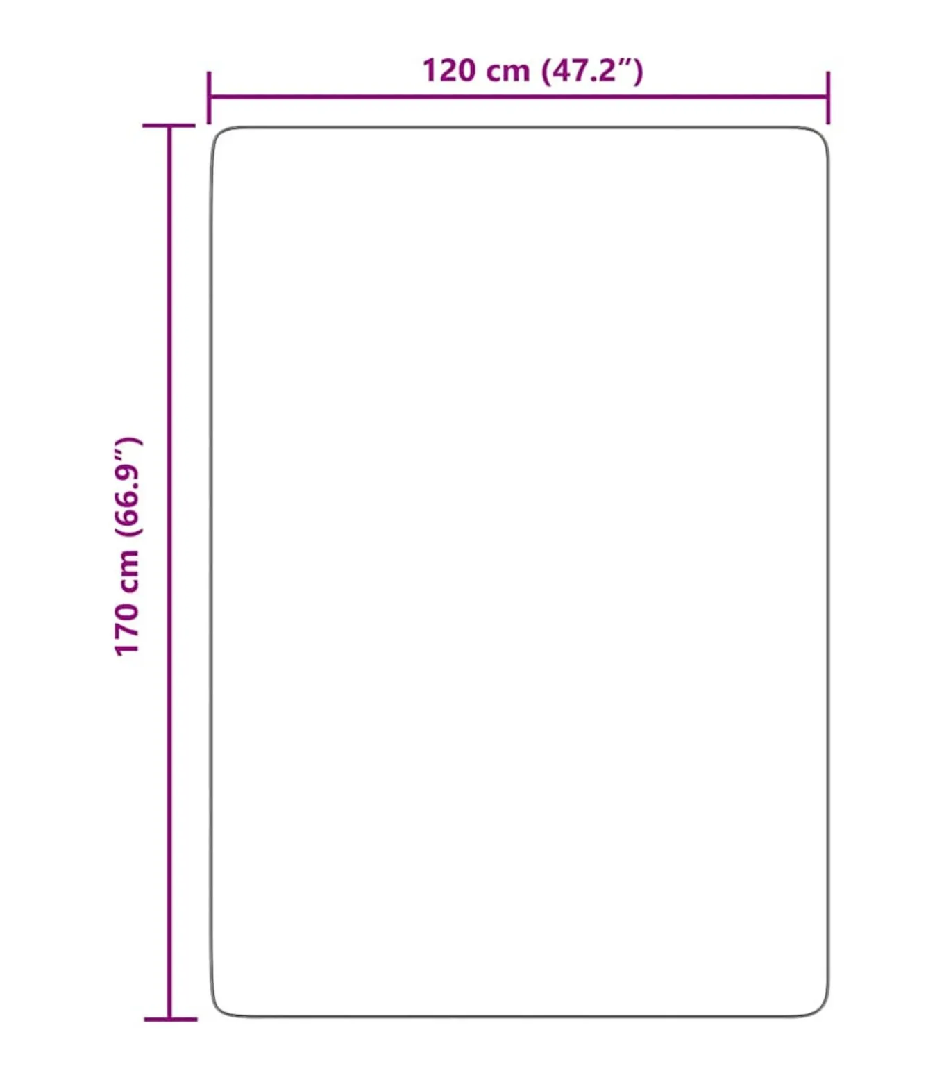 Hoogpolig vloerkleed NAVARRA 120x170 cm polyester stoffig roze