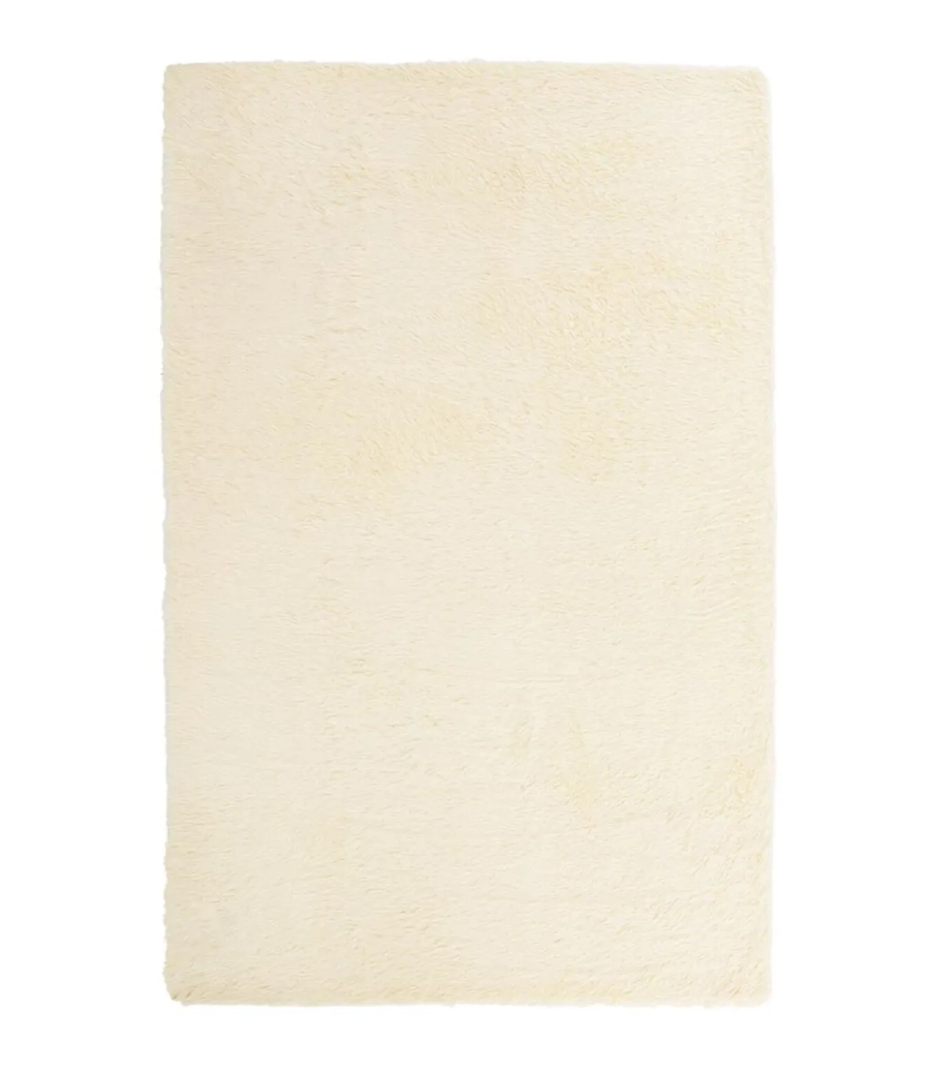 Hoogpolig vloerkleed NAVARRA 130x200 cm polyester crèmekleurig