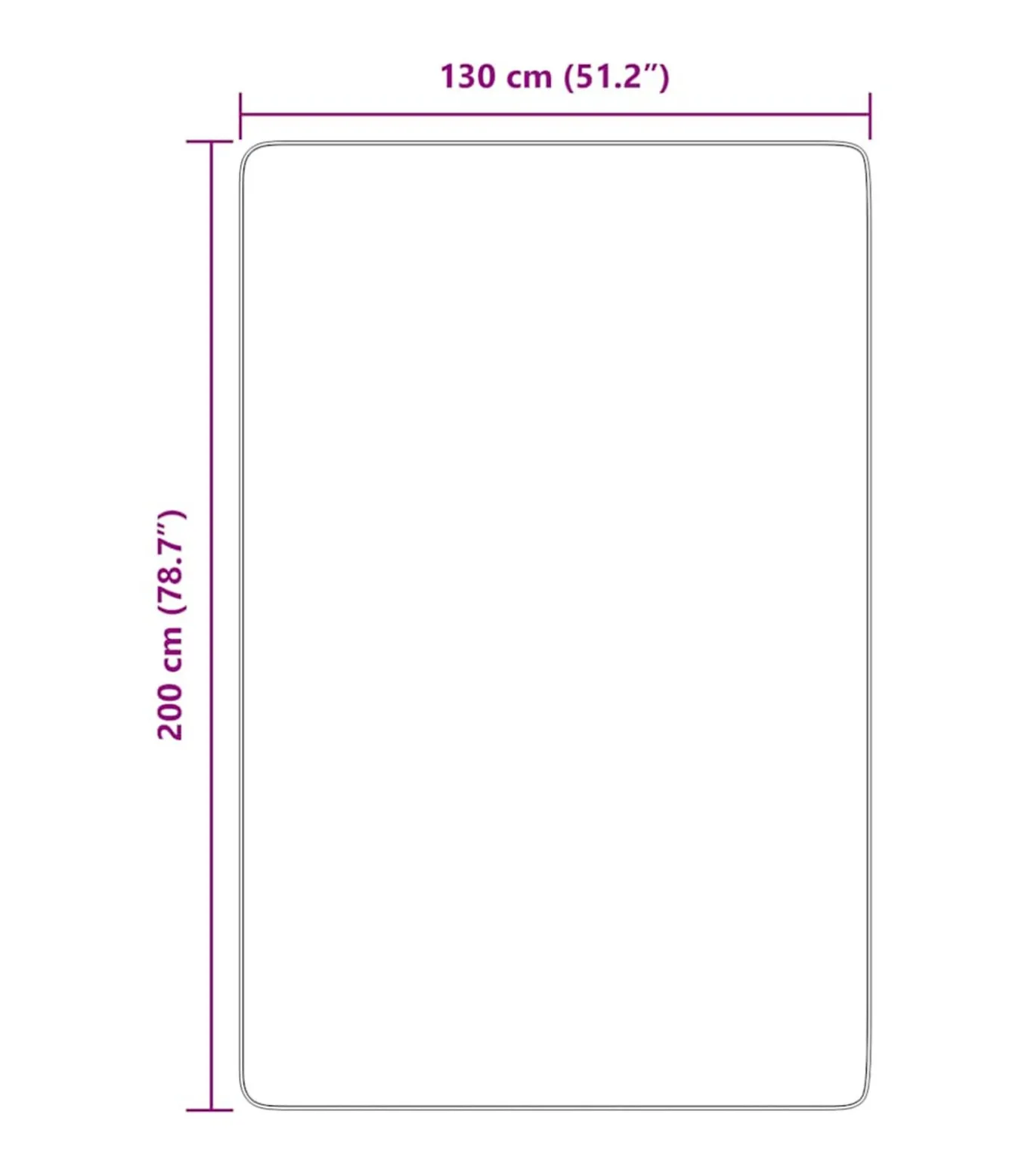 Hoogpolig vloerkleed NAVARRA 130x200 cm polyester crèmekleurig