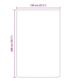 Hoogpolig vloerkleed NAVARRA 130x200 cm polyester lichtgrijs