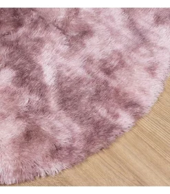 Hoogpolig vloerkleed NAVARRA 300x200 cm polyester stoffig roze