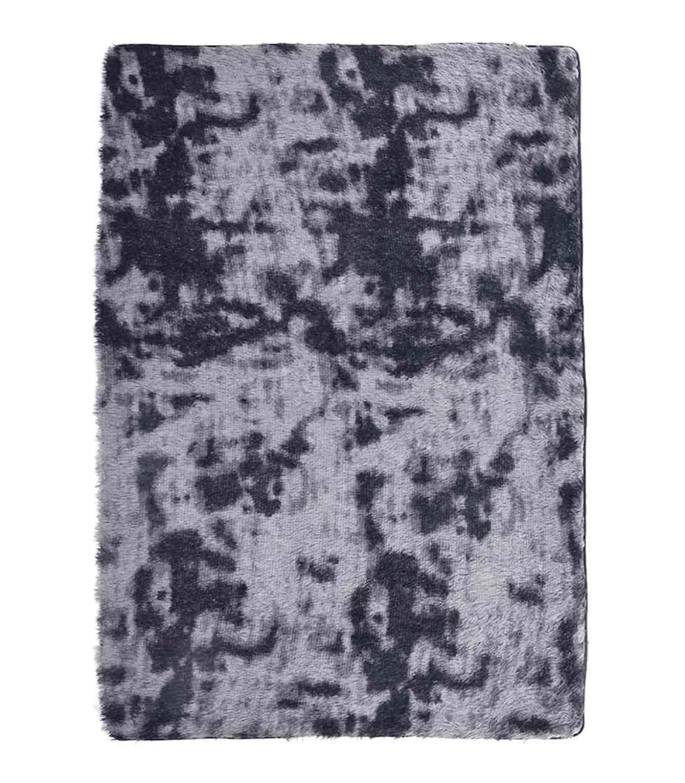 Hoogpolig vloerkleed NAVARRA 240x340 cm polyester donkergrijs