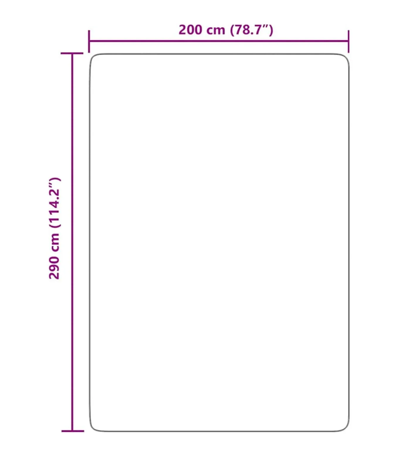 Hoogpolig vloerkleed NAVARRA 200x290 cm polyester stoffig roze