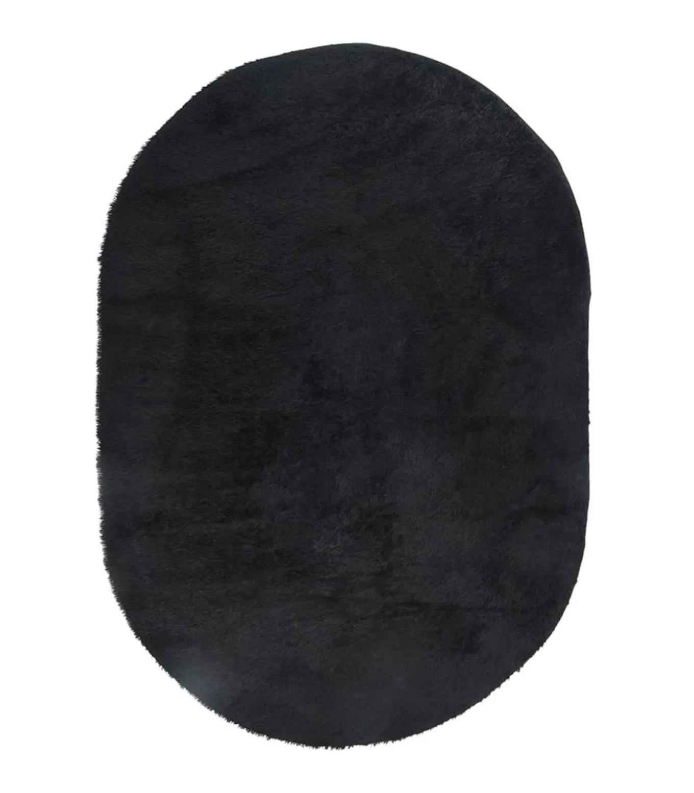 Hoogpolig vloerkleed NAVARRA 300x200 cm polyester zwart