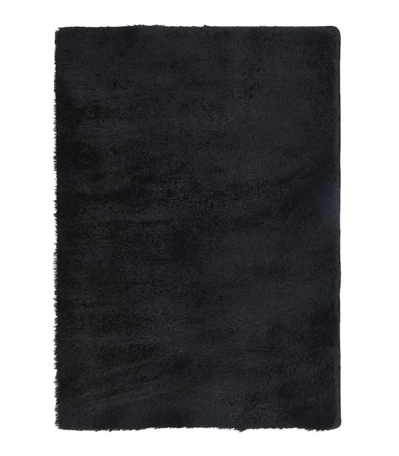 Hoogpolig vloerkleed NAVARRA 240x340 cm polyester zwart