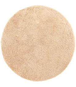 Hoogpolig vloerkleed NAVARRA 240x240 cm polyester beige