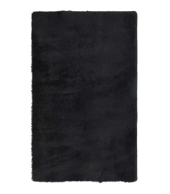 Hoogpolig vloerkleed NAVARRA 80x150 cm polyester zwart