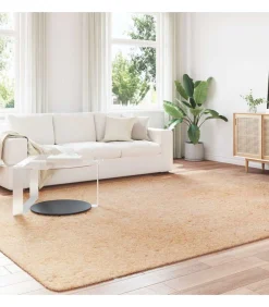 Hoogpolig vloerkleed NAVARRA 240x340 cm polyester beige