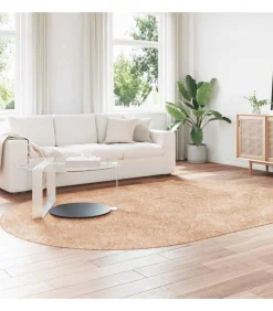 Hoogpolig vloerkleed NAVARRA 300x200 cm polyester beige