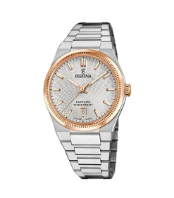 Horloge Rivé Swiss Made Silver & Rose-Gold