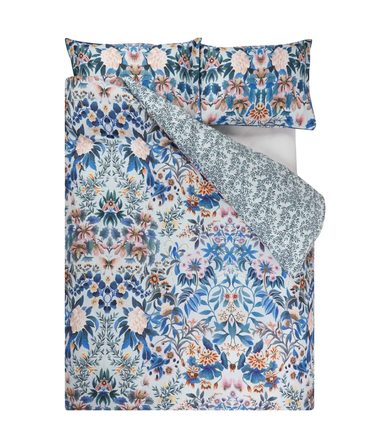 Ikebana Damask - Dekbedovertrek in katoen perkal met print