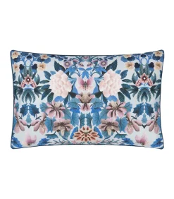 Ikebana Damask - Kussensloop in katoen perkal met print