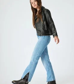 Imitatieleer Motorrijder Jasje