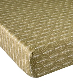 IMPERIAL Olive - Hoeslaken Satijn katoen