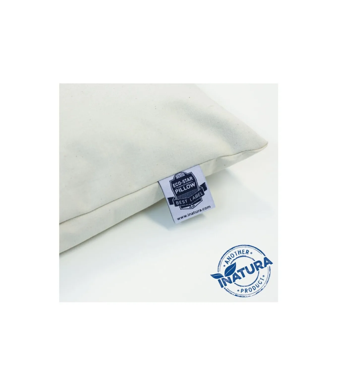 Inatura Eco-Star Hoofdkussen - Gevuld met Boekweitkaf - 50x60cm