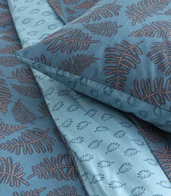 Iris - Laken van bamboe met print