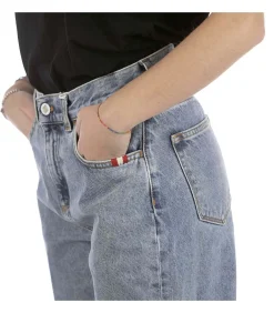 Jeans Amish Lizzie Denim Real Stone Azzurro