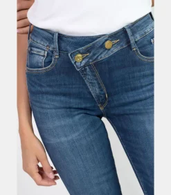 Jeans push-up regular hoge taille PULP, 7/8