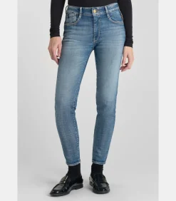 Jeans push-up slim hoge taille PULP, 7/8