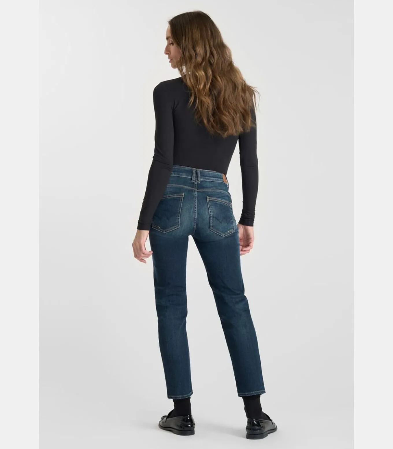 Jeans push-up slim hoge taille PULP, 7/8