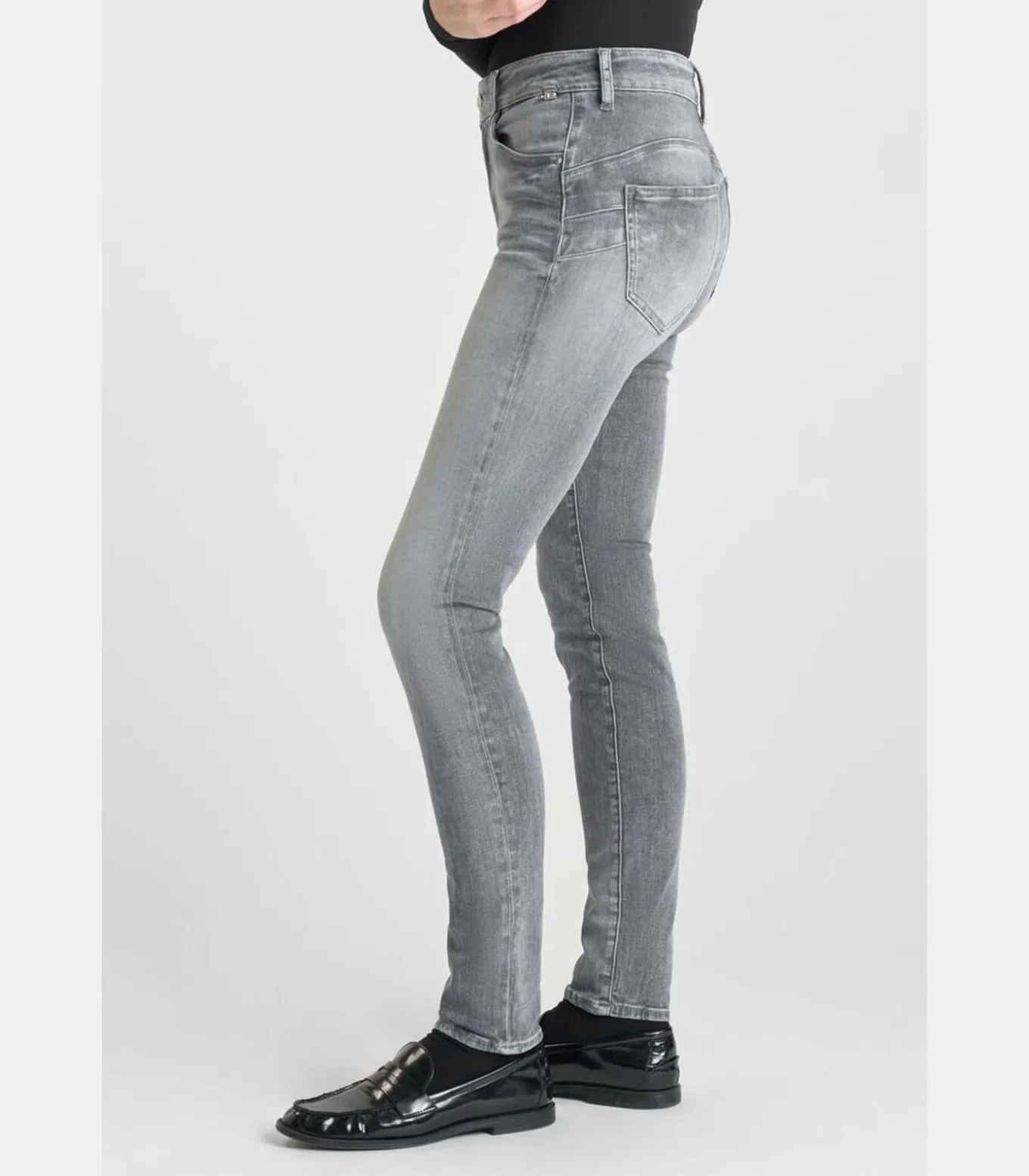 Jeans push-up slim hoge taille PULP, lengte 34