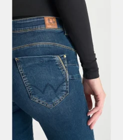 Jeans push-up slim hoge taille PULP, lengte 34