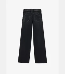 Jeans regular pulp slim hoge taille, lengte 34