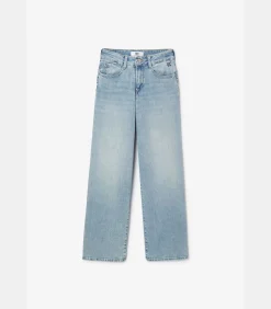 Jeans regular pulp slim hoge taille, lengte 34