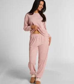 Joggingbroek van wafelstof