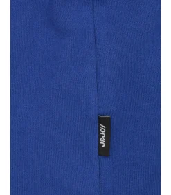 Jongens T-shirt met lange mouwen, blauw, met print op de rug